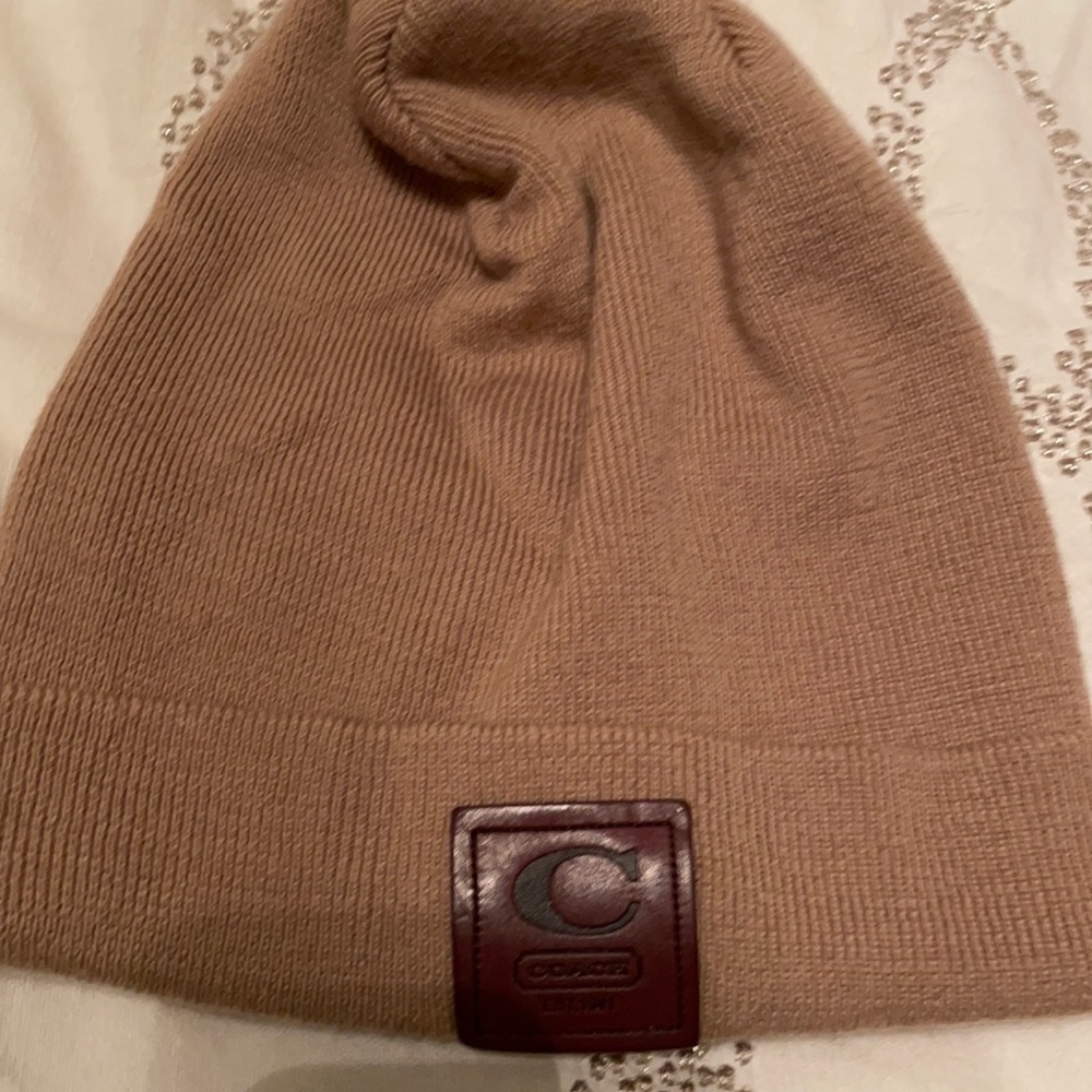 Coach beanie hat